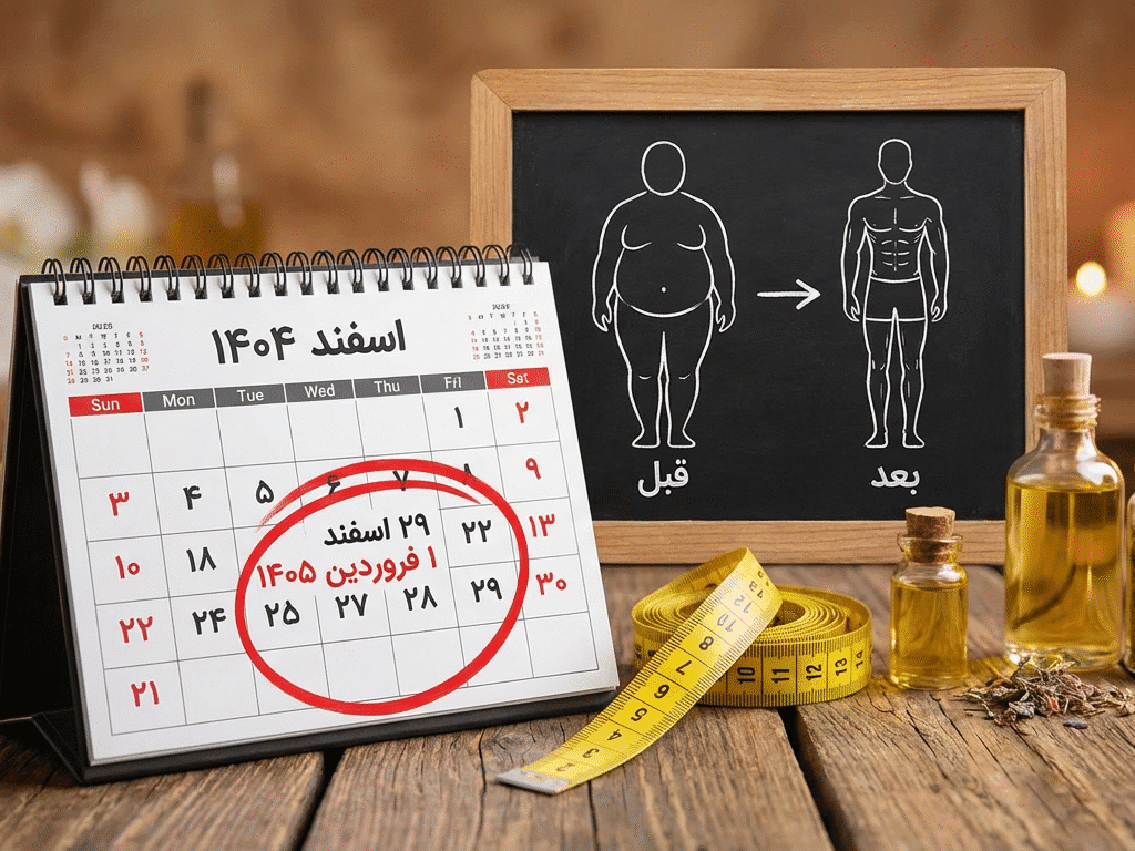 برنامه لاغری تا عید ۱۴۰۵ با ماساژ