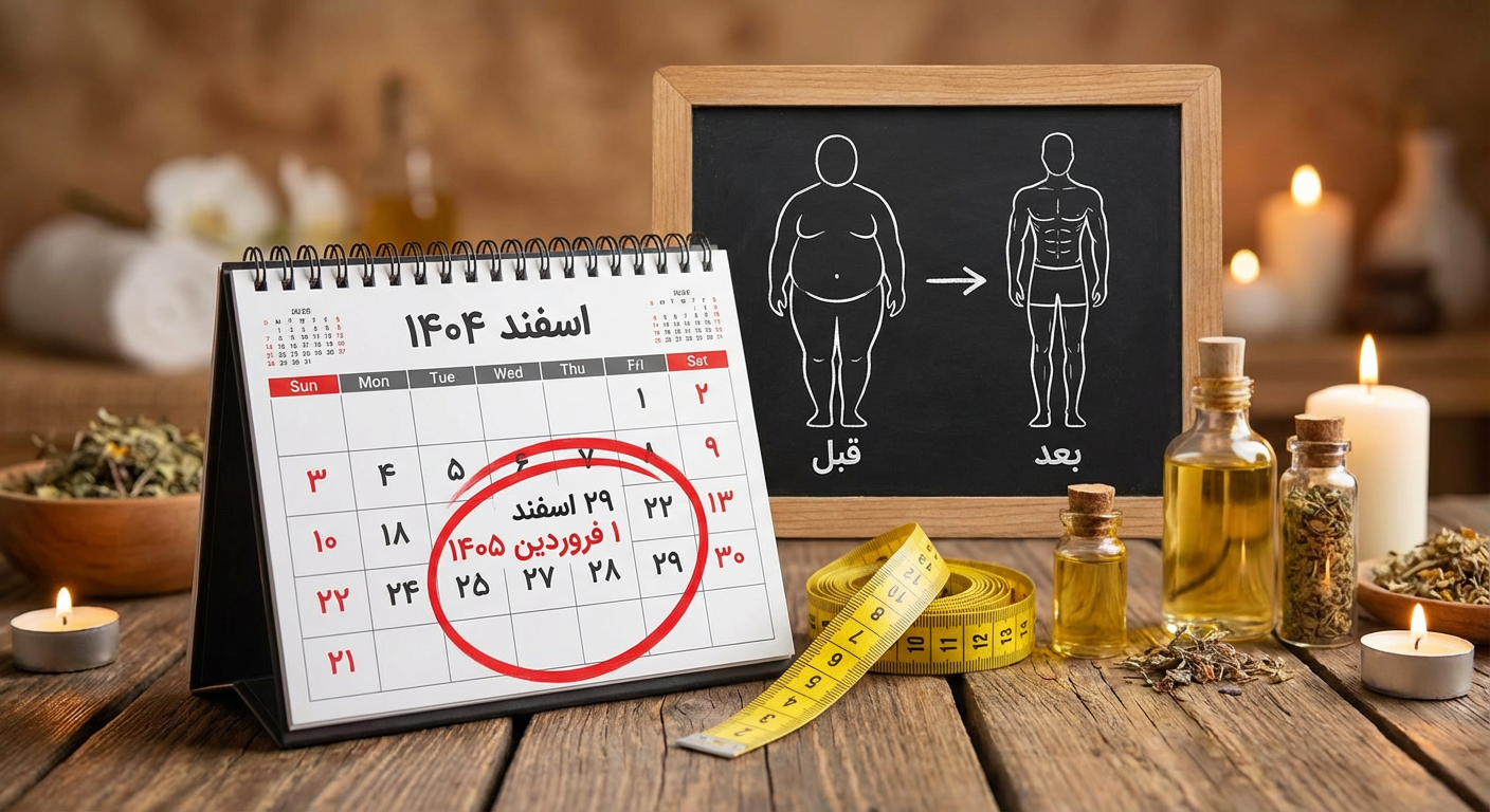 برنامه لاغری تا عید ۱۴۰۵ با ماساژ