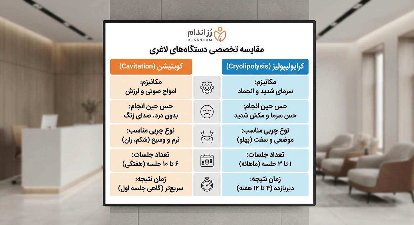 کویتیشن یا کرایولیپولیز؟